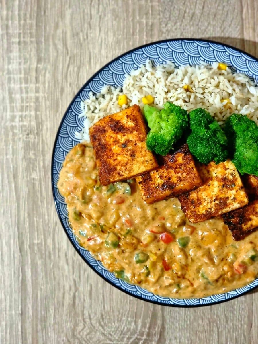 Tofu mit Curry